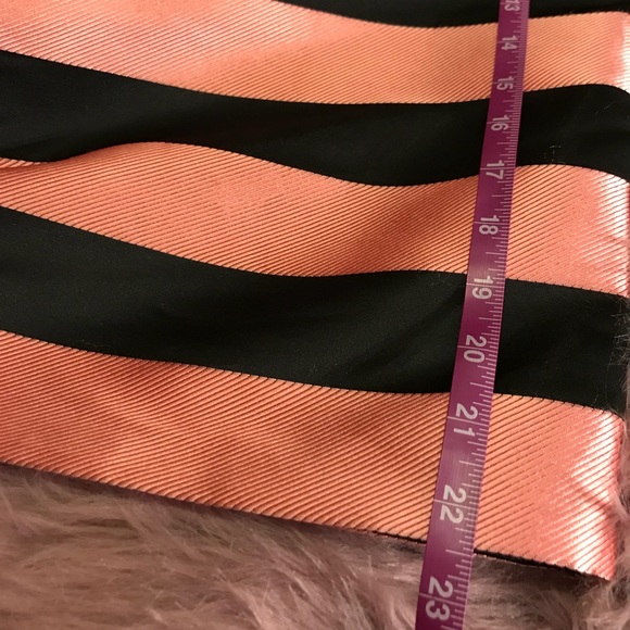 NWT Topshop Pink & Black Midi Skirt Size 2 Petite - Picture 5 of 7